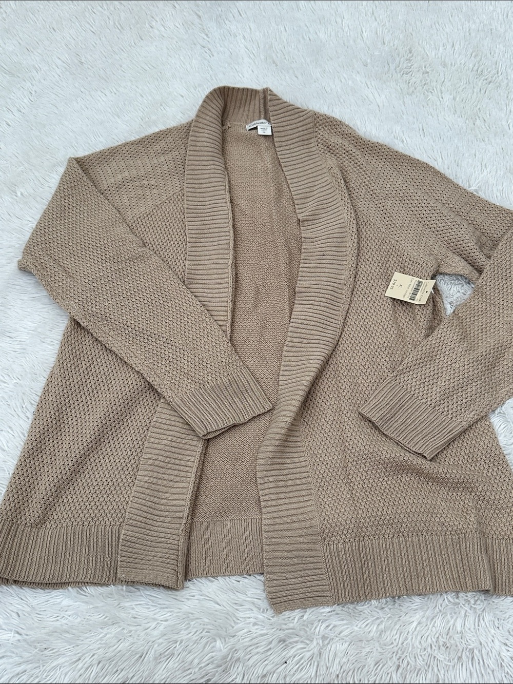 🥕 NWT Coldwater Creek Open Front Cardigan Sweater